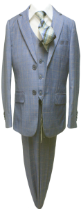 BOYS 5PC. SUIT (BLUE) 2121216